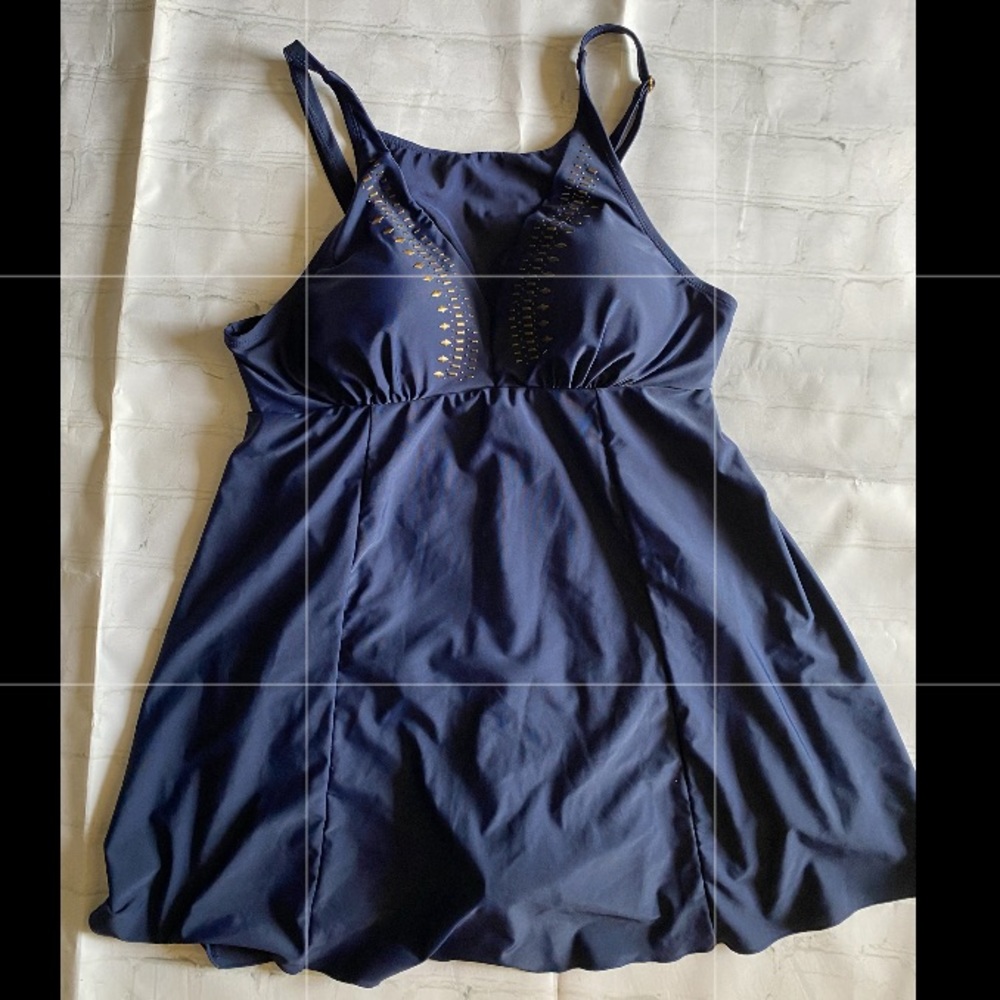 SwimDress One Piece Large Size 12